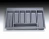 Blum Tandem cutlery tray, W 400mm D 422mm  plastic, grey BTPCI400GY 