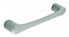 D handle, 128mm, stainless steel effect