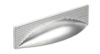 Alchester, Fluted cup handle, 96mm, Stainless Steel (Stainless Steel)