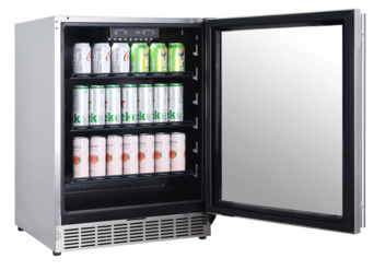 Built-in - Outdoor refrigerator.