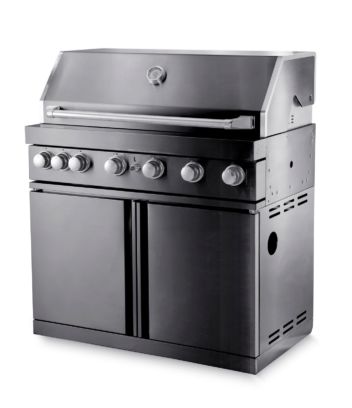 Black Collection - Free-standing gas grill with 6 burners and infrared system  
