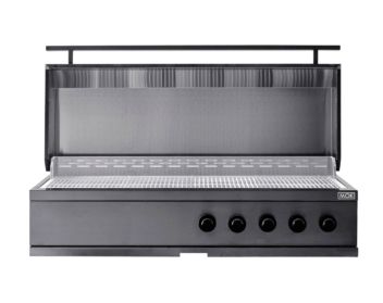Nordic Line - Integrated gas grill (5 burners) - Black