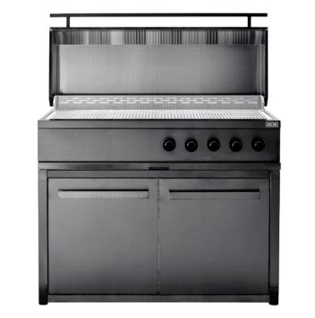 Nordic Line - Integrated gas grill (5 burners) - Black  
