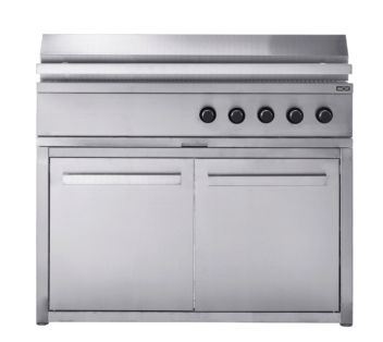 Nordic Line - Integrated gas grill (5 burners) - Stainless  