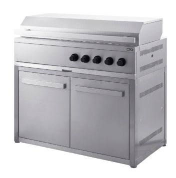 Nordic Line - Integrated gas grill (5 burners) - Stainless   